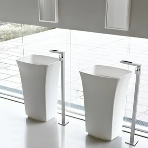 45739 Накладная раковина на столешницу  прямоугольная Toscoquattro