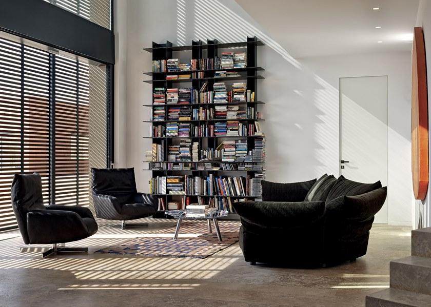 edra Поворотное кожаное кресло с подлокотниками  Chr010  - Вид №9