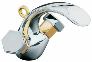 rvb Смеситель для умывальника на столешницу, одно отверстие, с автоматическим сливом Chambord 4030.--.41