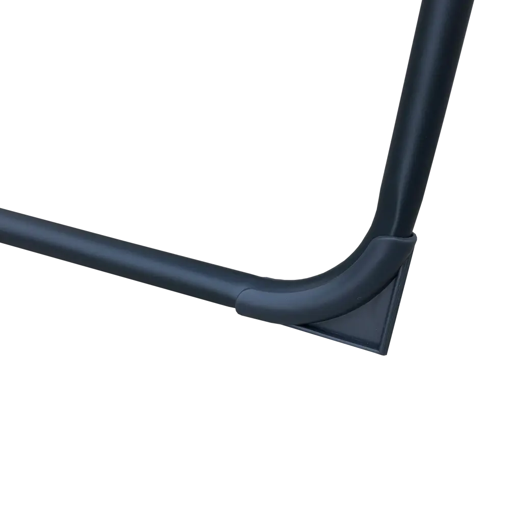 Шезлонг складной Naterial Fiesta 142x60x99 см сталь/ текстилен черный 82575553 STLM-2109425 Santreyd  - Вид №9
