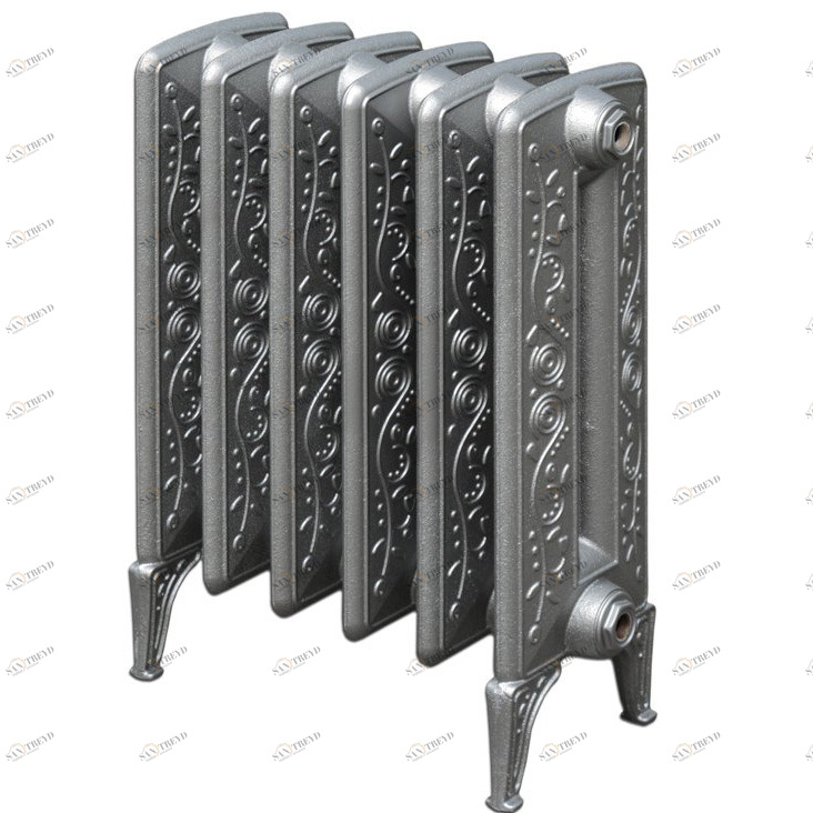 Чугунный радиатор Viadrus Bohemia R 450/220 12 секций без ножек 7593