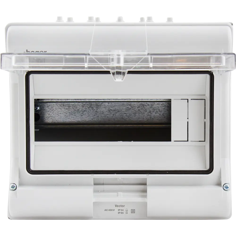 Щит распределительный навесной Hager Vector VS110TD 10 модулей IP65 пластик STLM-2136982 - Вид №2