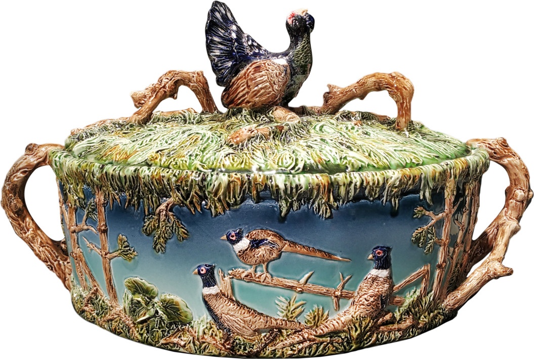 10647642 Романов Фаянс Блюдо для дичи Фаянс 