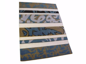 Ковер ручной работы с прямоугольным рисунком