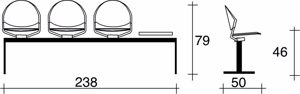 TALIN Сиденье на балке перекрытия из полипропилена Delfi sun-id-1380810 - Вид №14