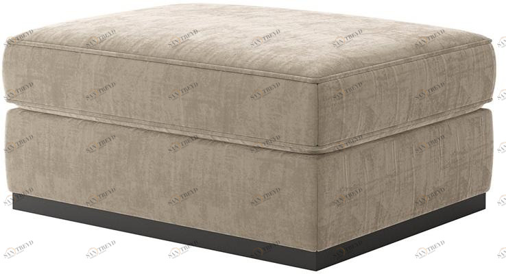 Laskasas Прямоугольный пуф из ткани Miuzza sun-id-1505880