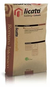 LICATA Биоэкологическая штукатурка, армированная волокном Licata.naturalis