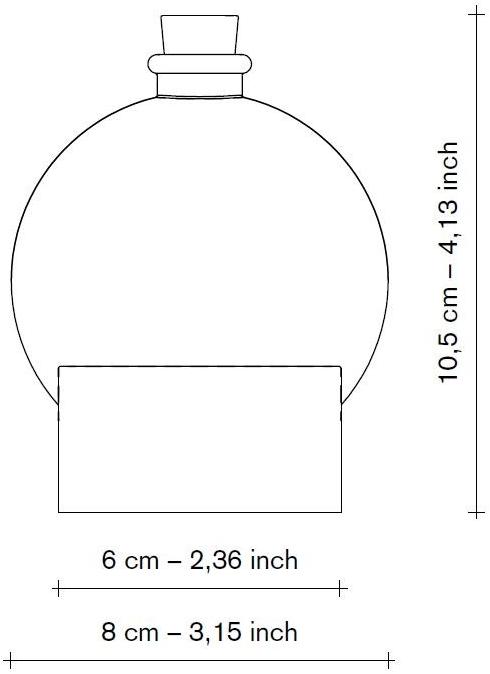 valerie_objects Мельница для соли / перца в выдувном стекле  V8018009/v8018010  - Вид №23