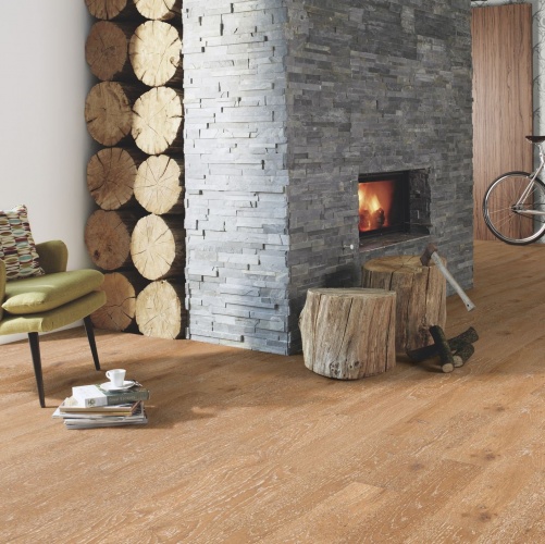 Массивная доска Boen Solid Plank Stonewed Old Grey Дуб Натур с брашью (Текстурированная) 800-2220х137 мм OGCA4KWD - Вид №11