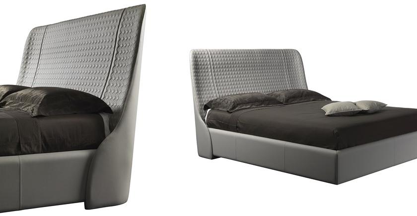 Reflex Двойная кожаная кровать-контейнер Swan sun-id-1442711 - Вид №1