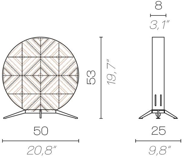 Contardi Напольный светодиодный торшер из ткани Promo outdoor 2020 sun-id-1423804 - Вид №17