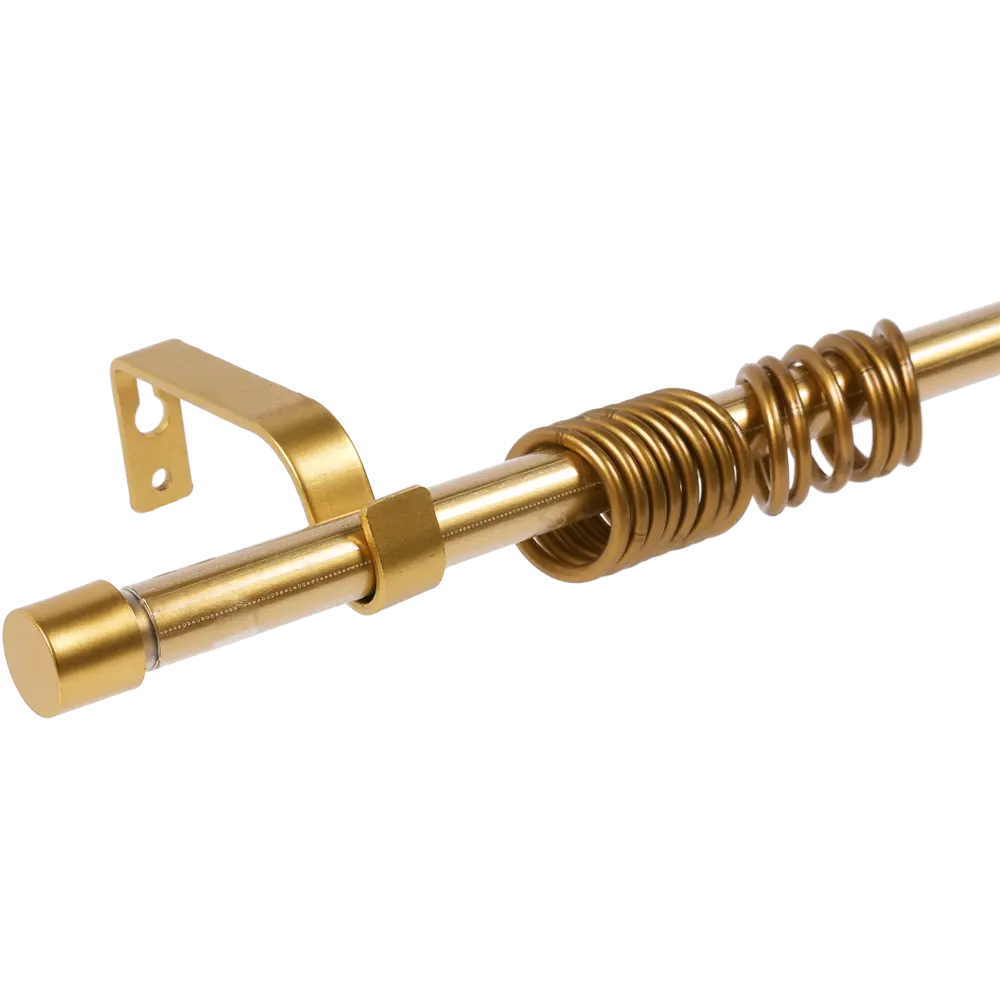 Карниз однорядный раздвижной 120-210 см цвет золото матовое 81976795 STLM-2188266 Santreyd 