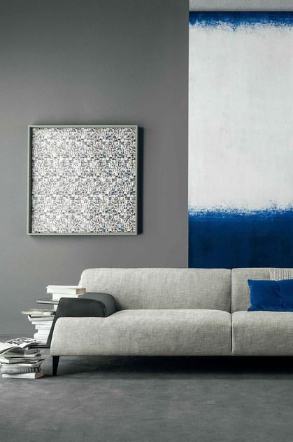 Bonaldo Съемный кожаный диван с полкой для журналов sun-id-1431931 - Вид №1