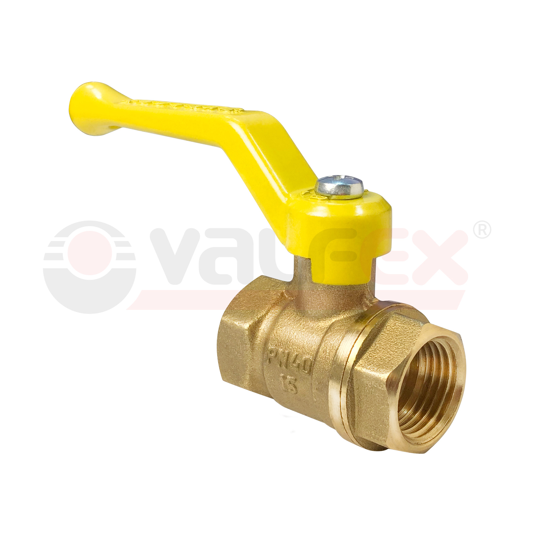 VF.271.LR3.012 Valfex Кран шаровой для газа, ручка-рычаг (внутр.-внутр.)  1/2" 