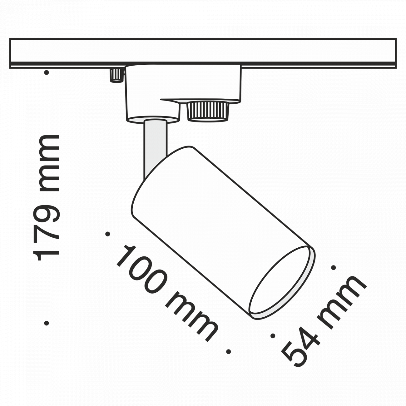Трековый светильник черный TR002 TECHNICAL SINGLE PHASE TRACK SYSTEM 00-3956189 Черный  - Вид №4