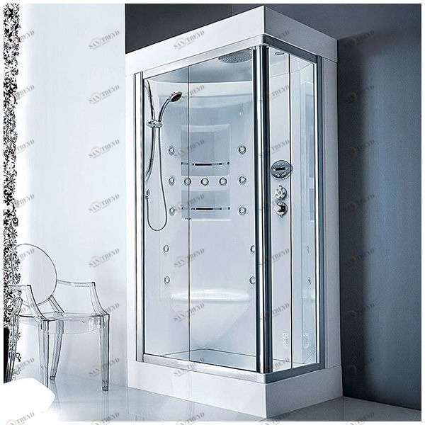 Душевая кабина Gruppo treesse Acquazzurra 80х100 STI-B7536D белая с гидромассажем угловая правая STIB7536D