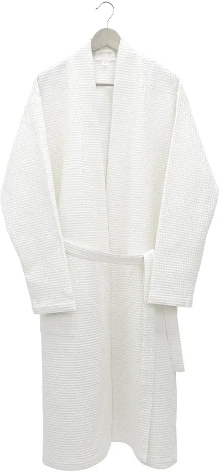 89367741 Халат вафельный Votex Home Кимоно без капюшона размер S-M цвет белый STLM-0973220