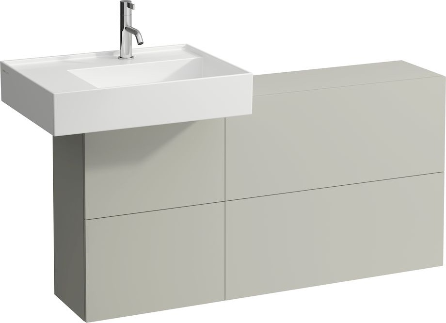 H8103350201121 Раковина с полочкой слева, со специальным скрытым сливом LAUFEN PRO - Вид №7