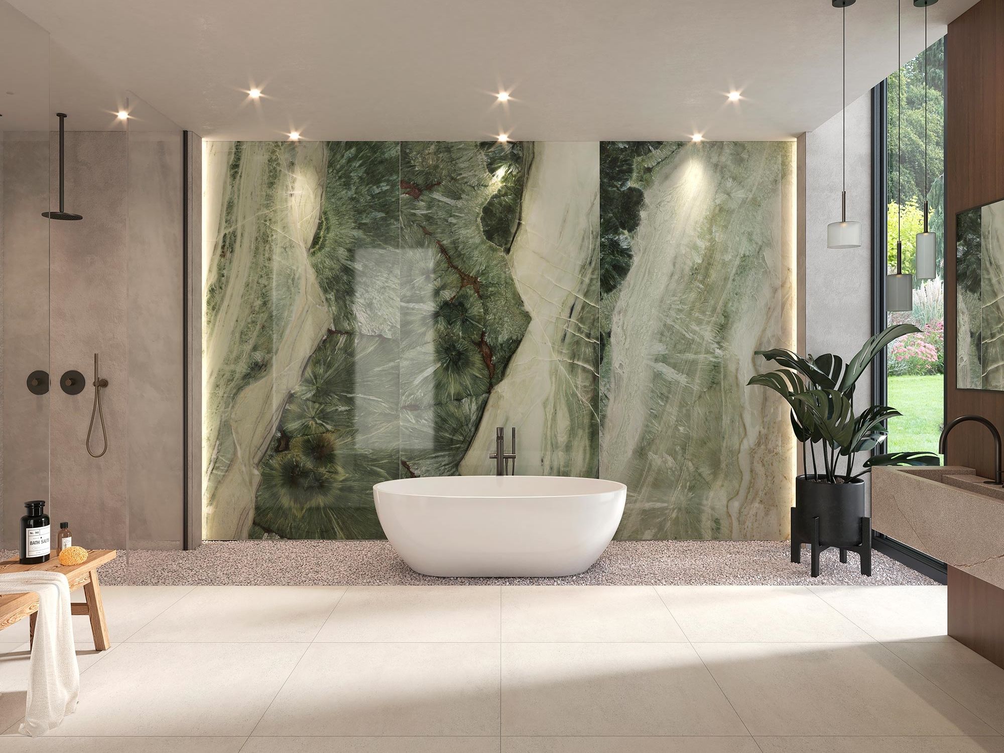 Декоративная панель из алюминия, стекла или ПММА Tecnografica супер драгоценные ARCH-00063315