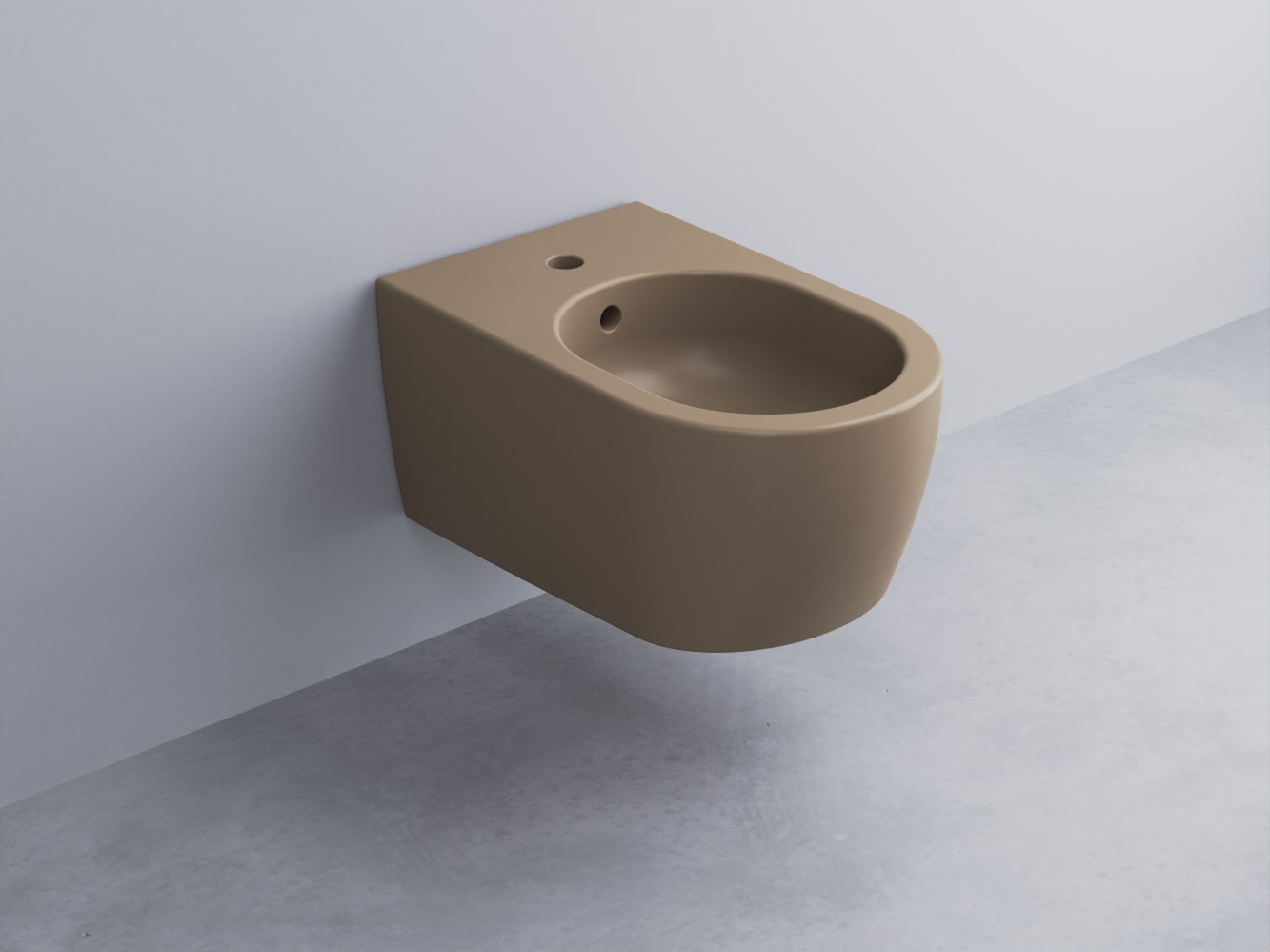 SMBSNW-AN Биде подвесное с одним отверстием под смеситель, в комплекте с крепежами 53 cielo Smile Ceramica Cielo