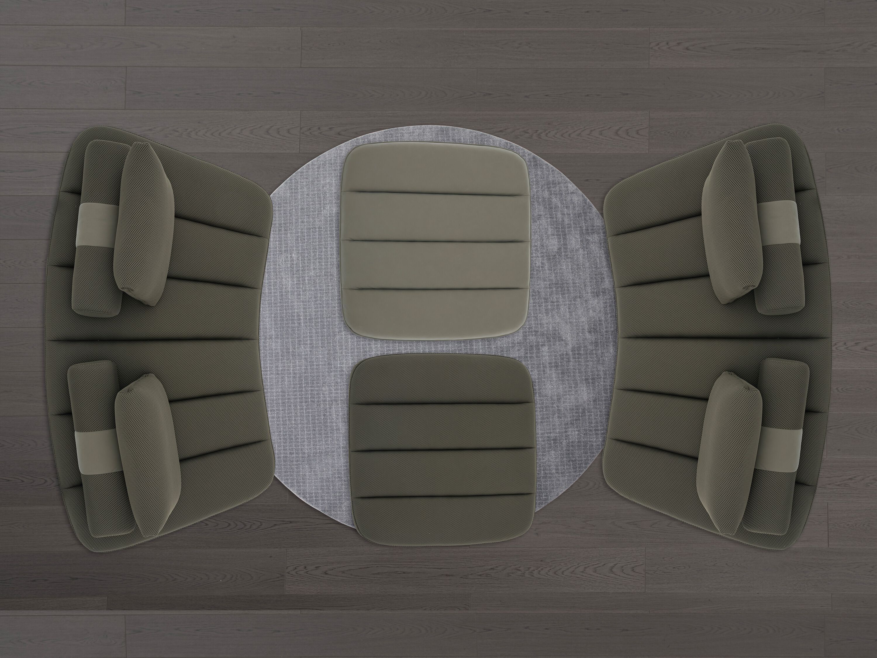 4-местный модульный тканевый диван CAMPO DE' FIORI Tahiti ARCH-00141012 - Вид №6