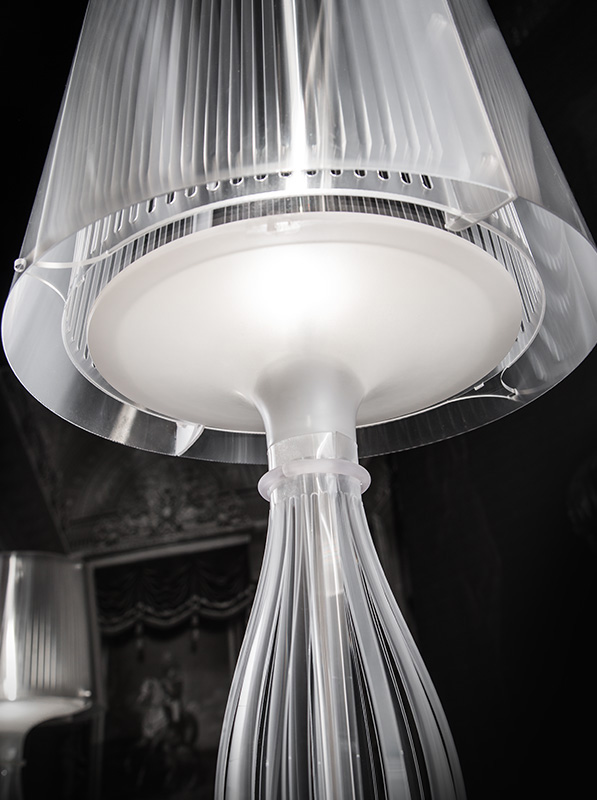 Настольная лампа Liza Prisma от Slamp SLAMP КЛАССИЧЕСКИЕ 244887 Прозрачный;серебро  - Вид №5
