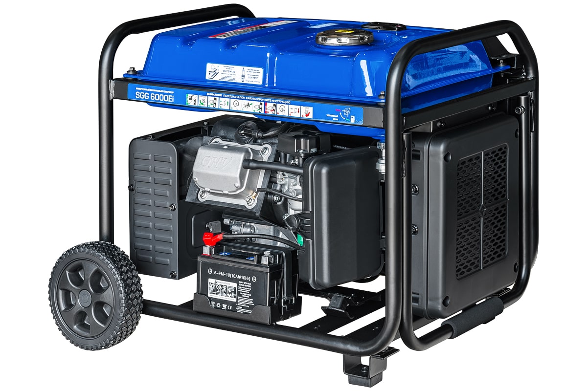 Электрогенератор   бензиновый ТСС SGG 6000Ei 9109978 STDN-0029699 - Вид №5