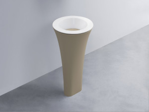 AMLA45-BL+AMPILT-LN+AMCOLT-AV Раковина Amedeo Tondo отдельностоящая cielo Enjoy + Amedeo
