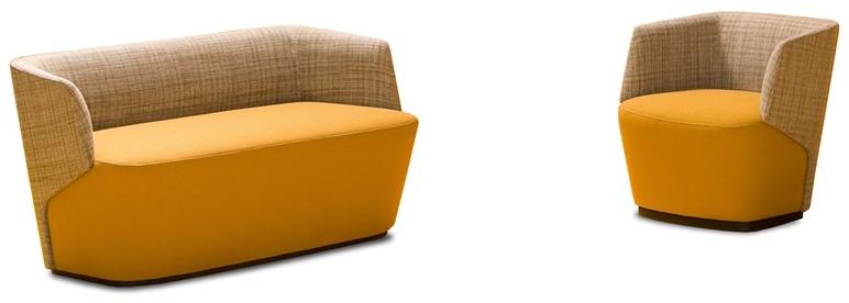 ESTEL GROUP 2-местный тканевый диван Embrasse sun-id-1489421 - Вид №1