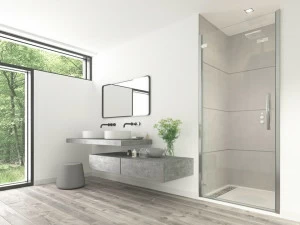 Flair Showers Распашная стеклянная дверь для душа Oro Orohd90sc