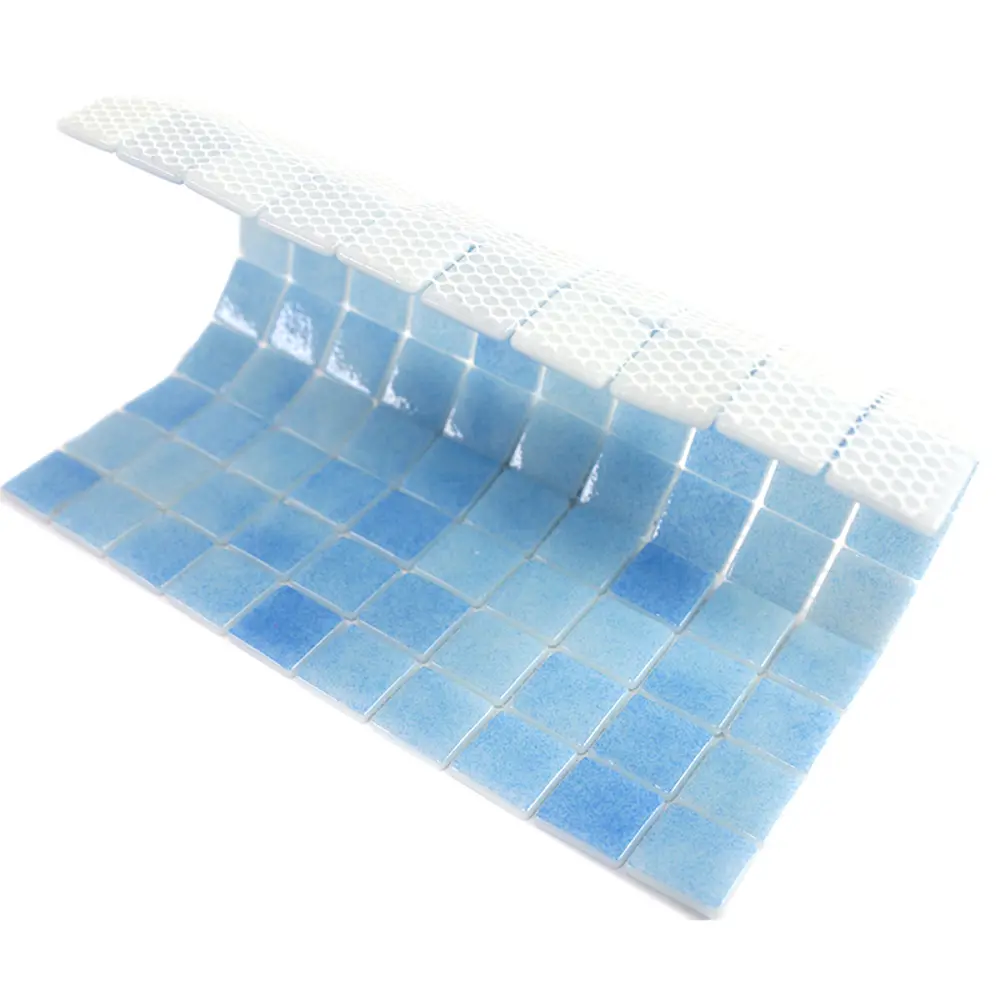 Мозаика стеклянная Natural STP-BL009 31.5x31.5 см цвет голубой 84830263 STLM-2090075 Santreyd Steppa - Вид №2