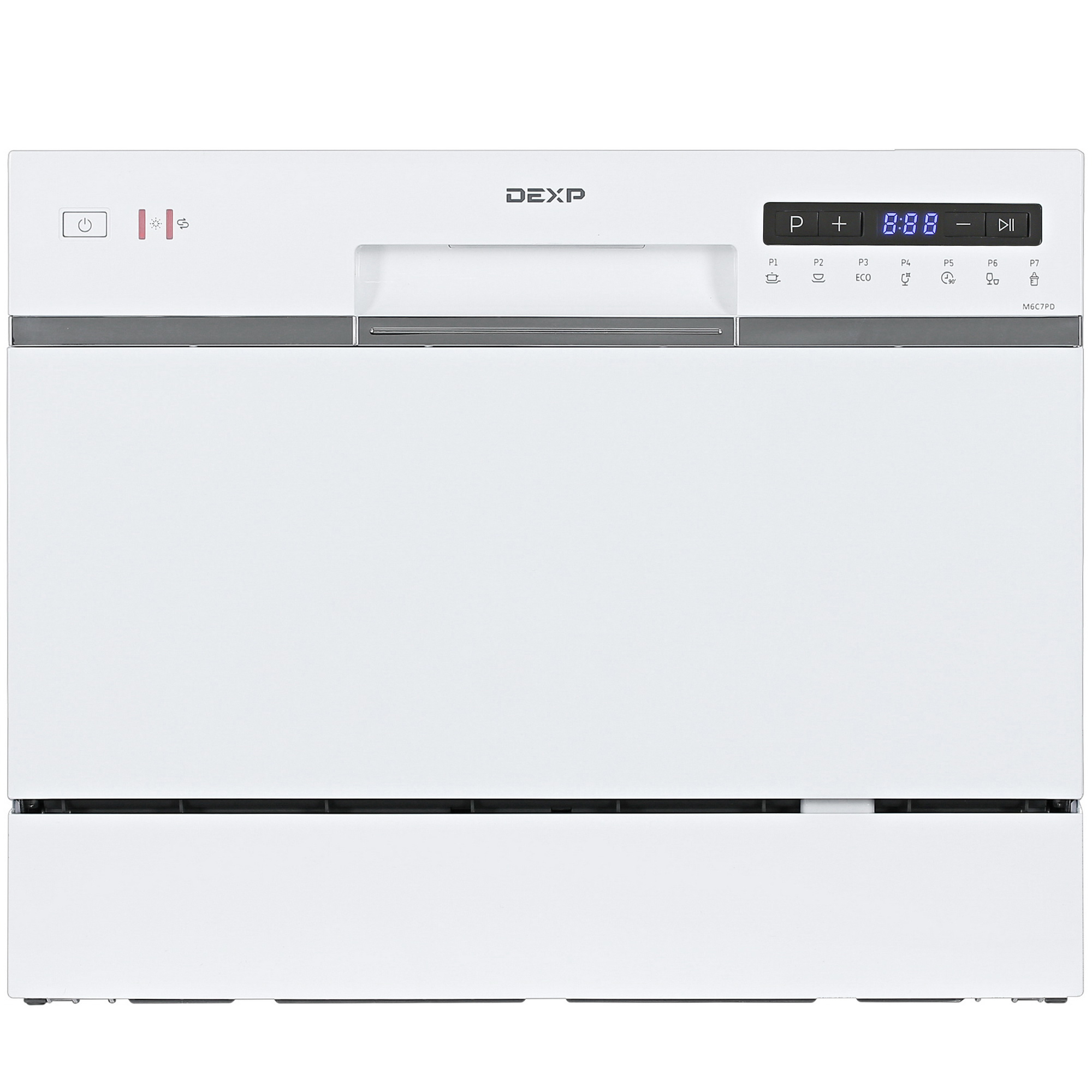 1237166 Посудомоечная машина DEXP M6C7PD белый STDN-0112553 - Вид №1