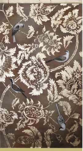 HEC30 Настенное панно 70х110 см, холст, роспись HECTOR Santreyd 