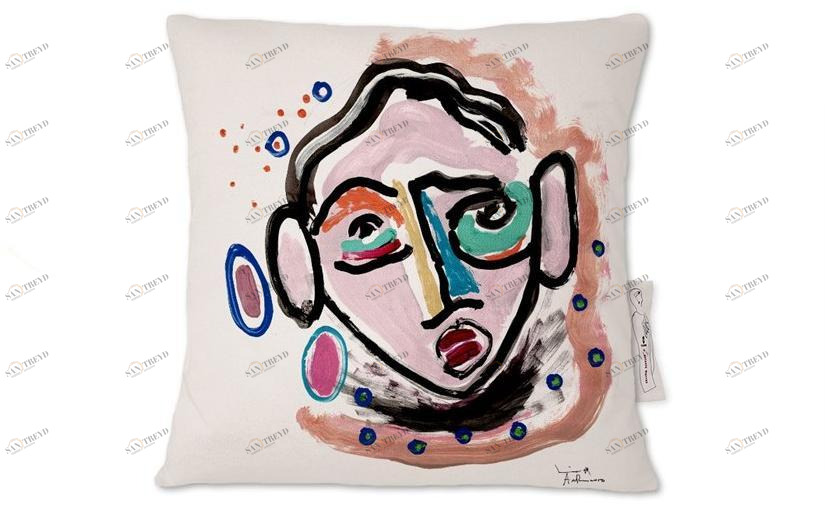 Kiasmo Квадратная подушка из льна Amarcord Kca09