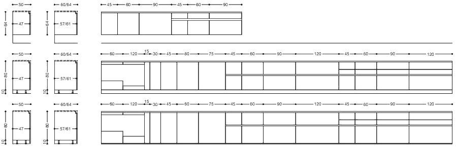 Elmar Модульная кухня с островом из алюминия и мрамора Easy sun-id-1353935 - Вид №5