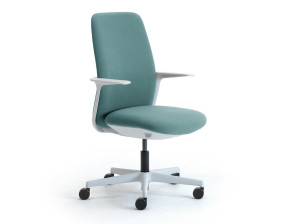 Тканевое вращающееся офисное кресло