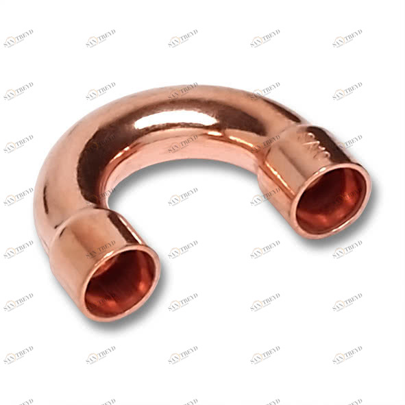 1506054 SANHA 5060 колено 180° ВП-ВП, медь 54 мм 