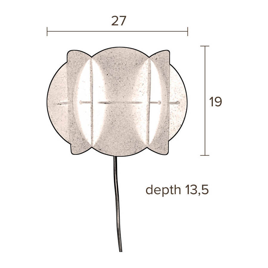 Лампа настенная Corridor, античная латунь Dutchbone 5400021 - Вид №5