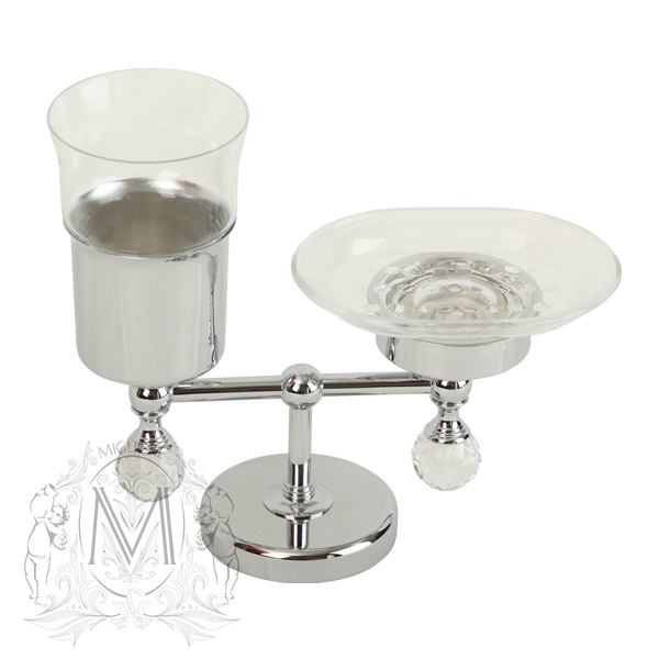 Держатель стакана и мыльницы настольный MIGLIORE Amerida ML.AMR-60.410.BR бронза  - Вид №1