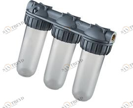 ATLAS FILTRI  Бактериостатический фильтр для воды TRIPLEX PLUS 3P SX SANIC 