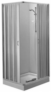 Ponte Giulio Угловой прямоугольный душевой бокс из пвх Standard C53fhs01