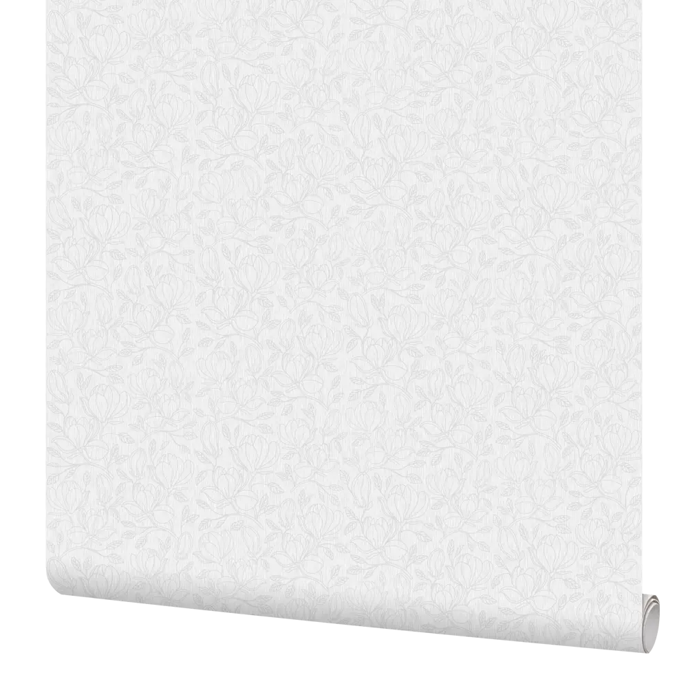 Обои флизелиновые Willberry Фиори серые 1.06 м 3570 82164187 STLM-2056279 WALLBERRY
