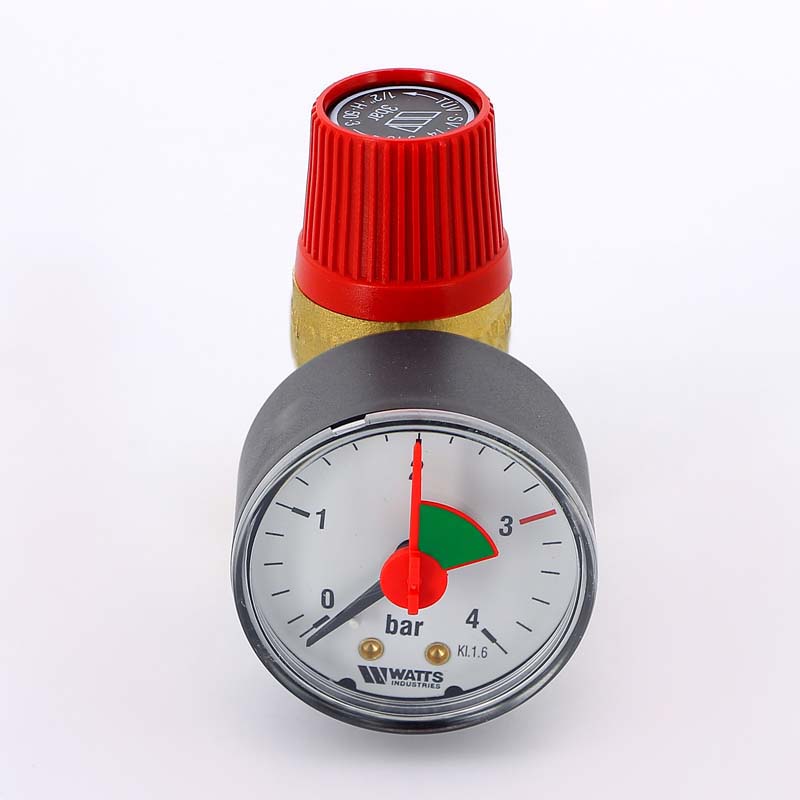 Предохранительный клапан WATTS с манометром SVM 1/2" 2,5 bar 10004647 - Вид №3