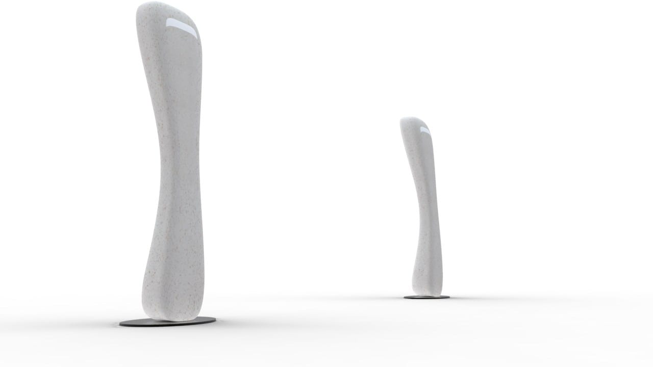 Реконструированный каменный столб / пепельница для общественных мест Viscio Urban Design TWIRLY ARCH-00018400 - Вид №7