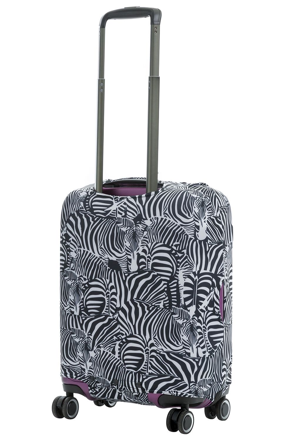 EBH597-S Чехол для чемодана малый Zebra print Eberhart  - Вид №1