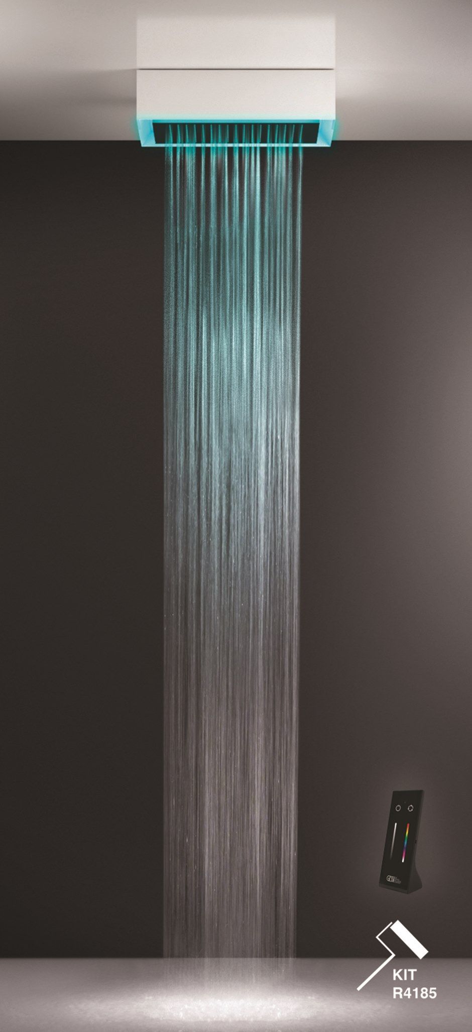 Прямоугольная потолочная душевая головка с хромотерапией Gessi Afilo ARCH-00055827 - Вид №5