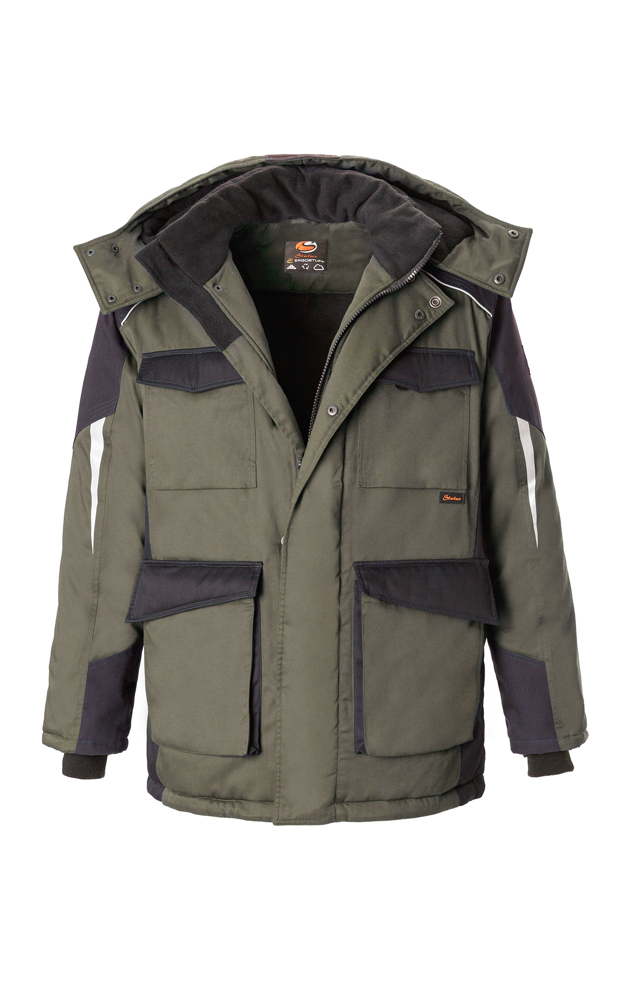 5037897 Костюм утепленный серый хаки графит STATUS  Зимняя спецодежда  размер 56-58/170-176  - Вид №3