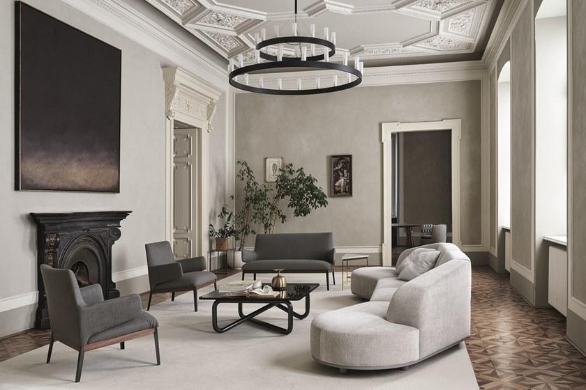 arflex Мягкий диван из ткани Hug sun-id-1380469 - Вид №3