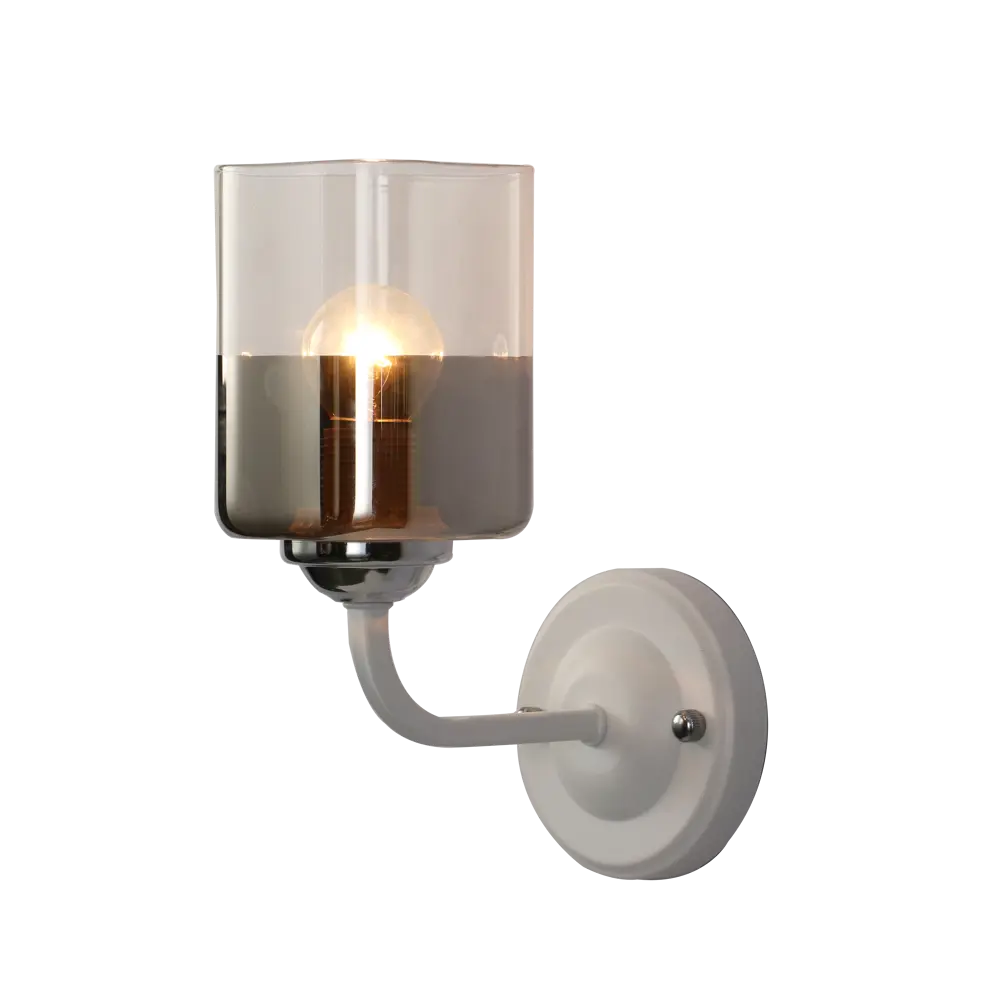 Светильник настенный Jlight Jada 3178/1W E27 60 В цвет белый/бронзовый 83279085 STLM-2193392  - Вид №1