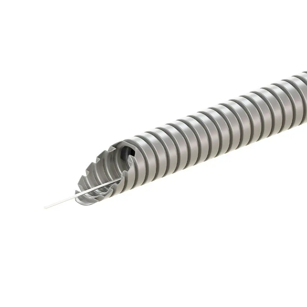 Гофрированная труба MONLID ПВХ D16 мм 10 м легкая цвет серый 89457707 STLM-2000056 